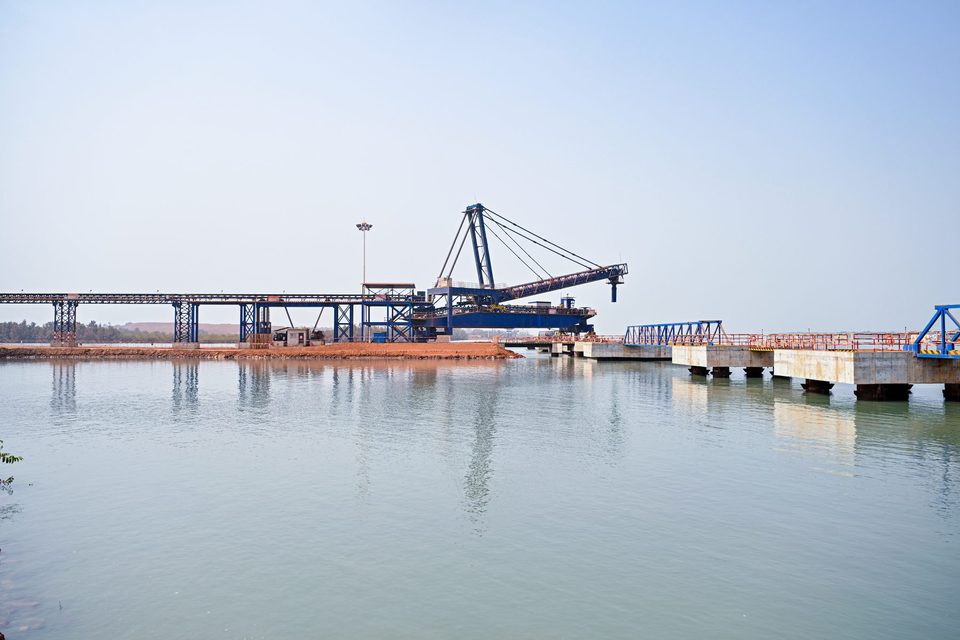 Vue aérienne du Port de Kokaya